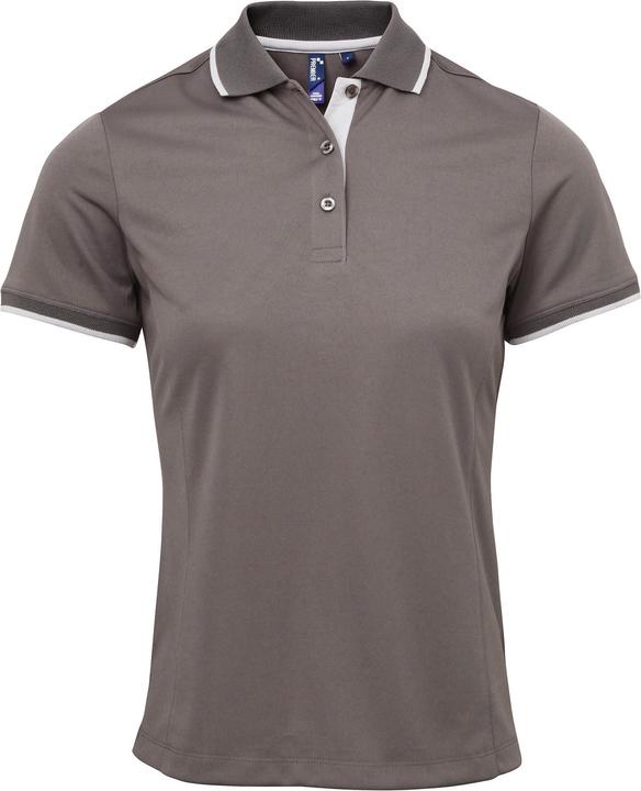 Premier Kontrast CoolKaro Polo Shirt