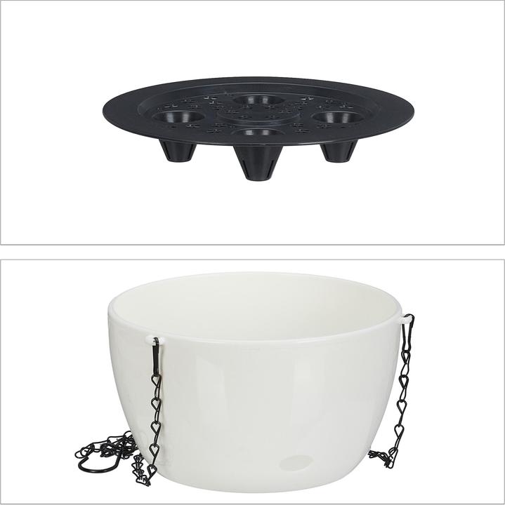Actual product image Relaxdays 2x hanging basket (24 cm)