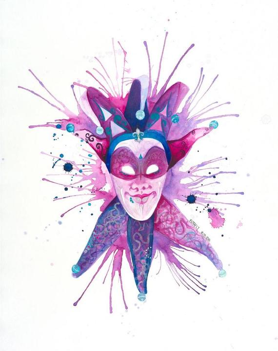 Actual product image Trenddeko Buttafly - Mardi Gras Mask (192 x 260 cm)
