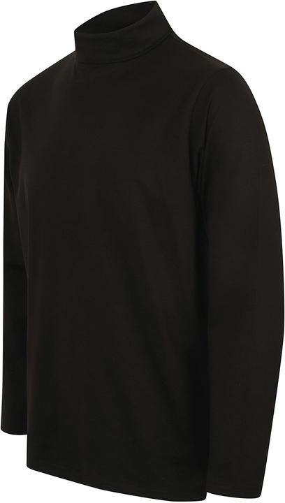 Actual product image Henbury Turtleneck sweatshirt, long sleeves, high cotton content (S, M, L, XL, XXL)