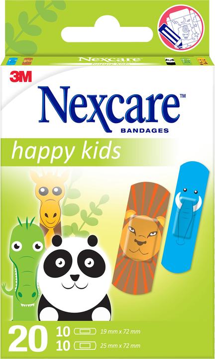 Nexcare Happy Kids Animals Kinderplaster (20 x)