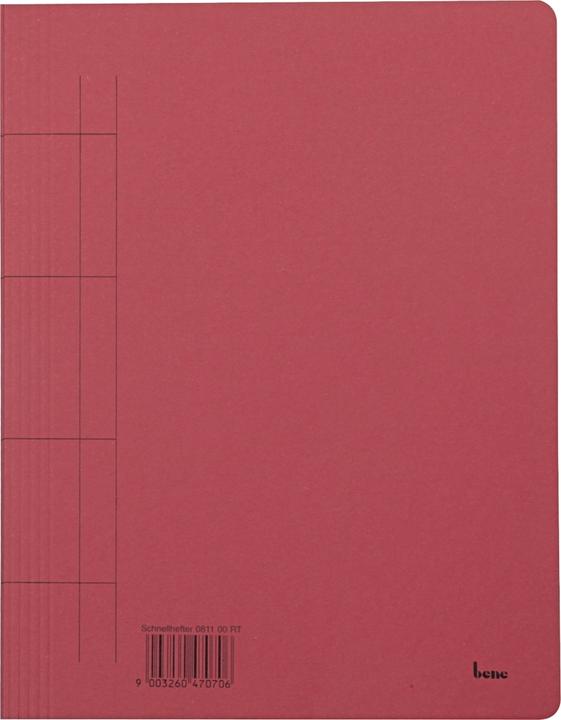 Produktbild Bene 25 Schnellhefter Karton rot DIN A4 (A4, 1 x)