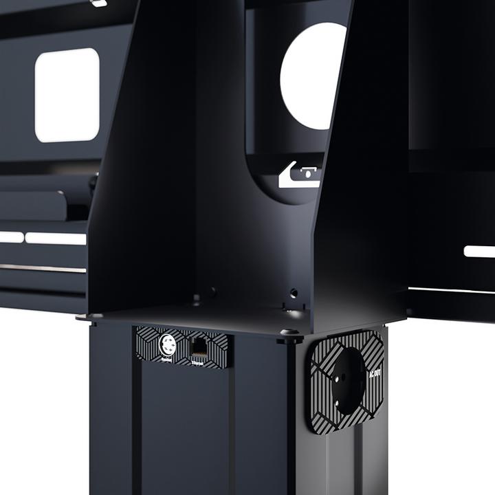 Actual product image Hagor HP Lift Floorstand freist. motor. height adj. Liftsys. 140-254cm 55-100inch VESA max 900x600mm (100", 135 kg)