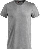 T-Shirt Clique Basic-T 029030, Baumwolle, grau meliert, Grösse L (L)