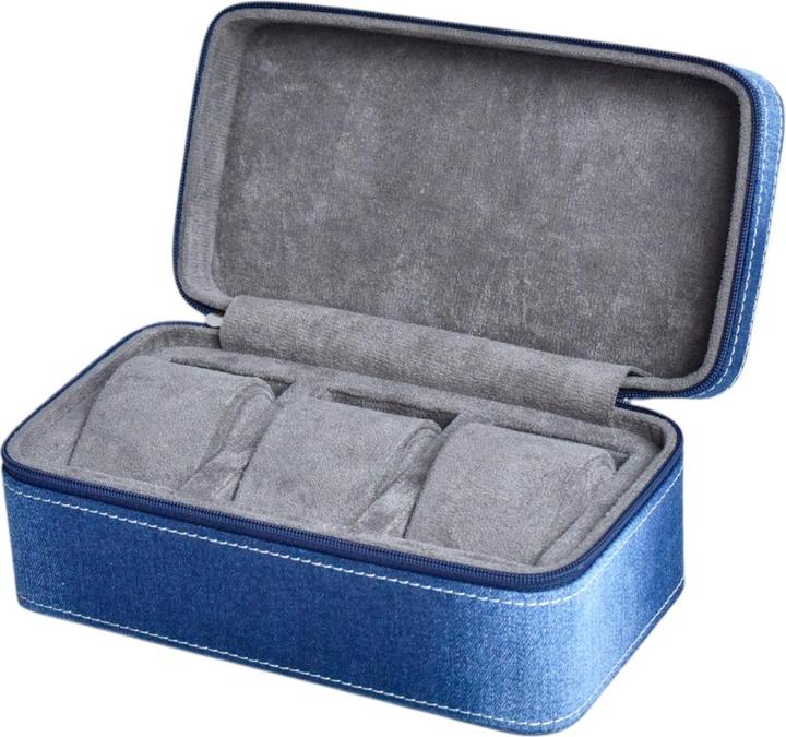 Produktbild Atelier Farel Leder-Uhrenetui ZIP - 3 Uhren