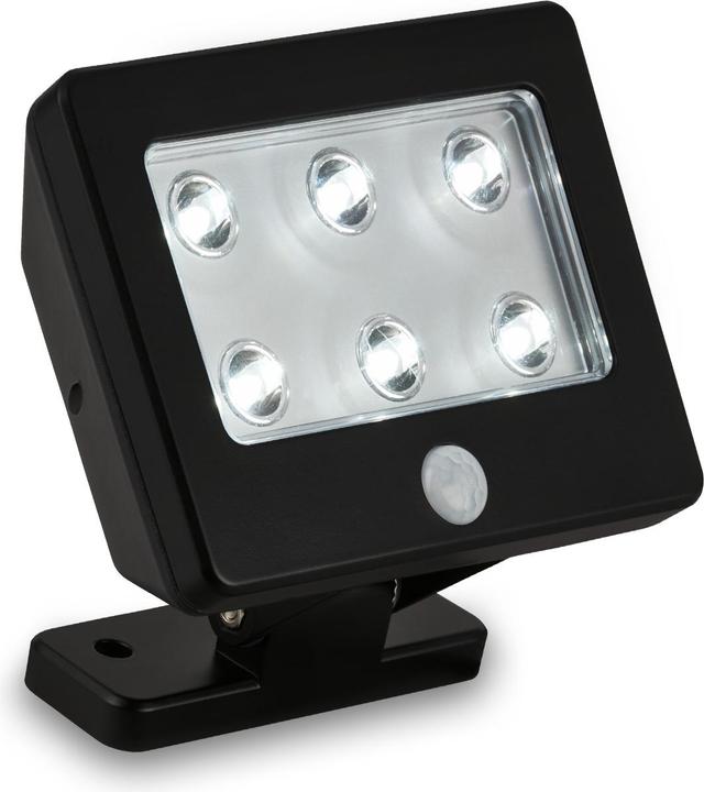 Image du produit Briloner Lampe LED d'extérieur, capteur, noir, 6xLED/0,06W (7 lm)