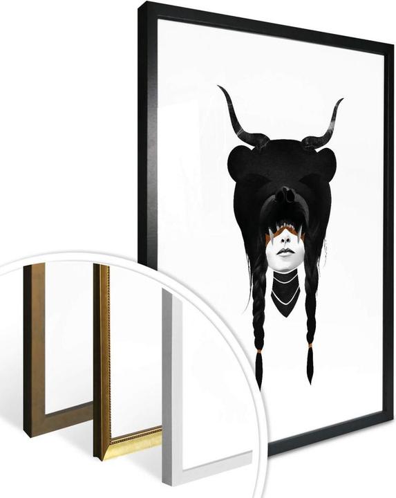Image du produit Trenddeko Guerrier des ours (100 x 120 cm)