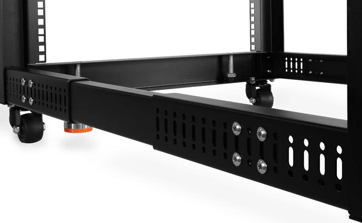 Actual product image Alphacool GHE ES 19" Open Frame Serverrack 25U Adjustable depth (10.87 RU, 19 inch rack)
