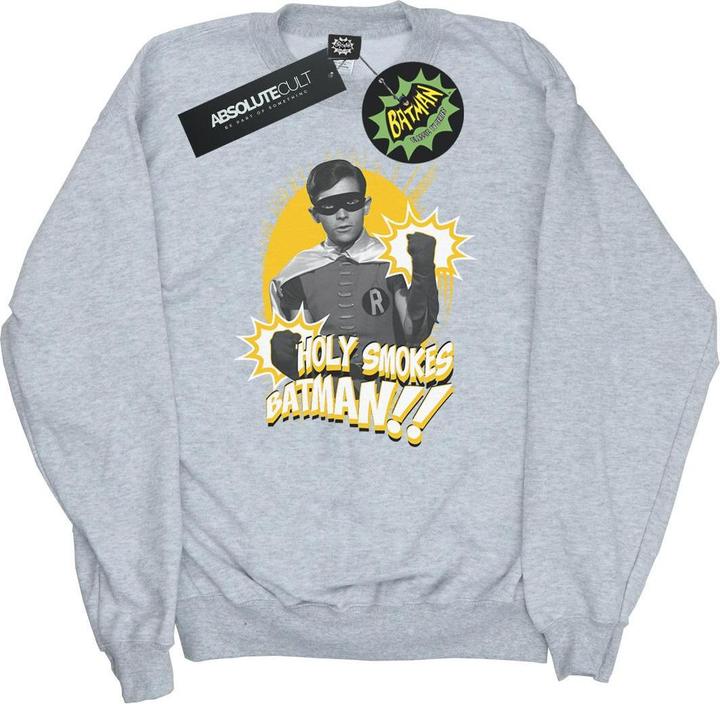 Immagine prodotto Batman TV Series Robin Holy Smokes Felpa Uomo (XXL)