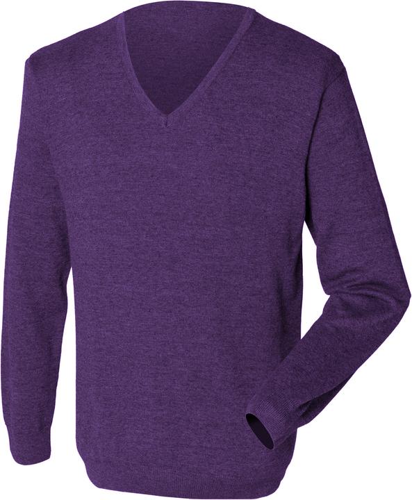 Produktbild Henbury FeinstrickPullover Sweatshirt mit VAusschnitt (XS)