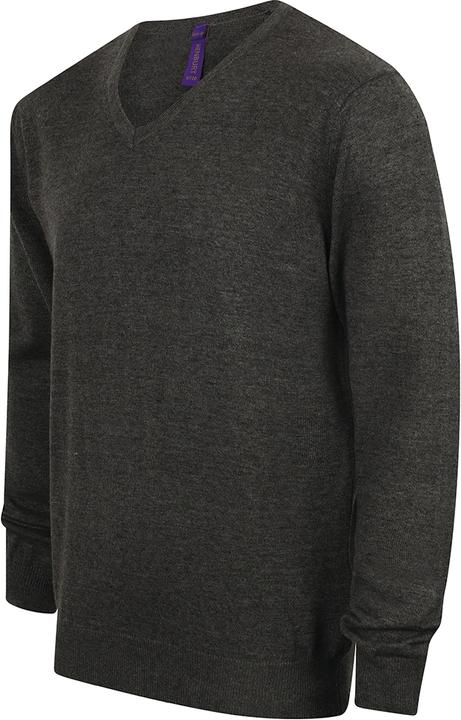 Actual product image Henbury Fine Knit Sweater Sweatshirt With V Neckline (XXS)