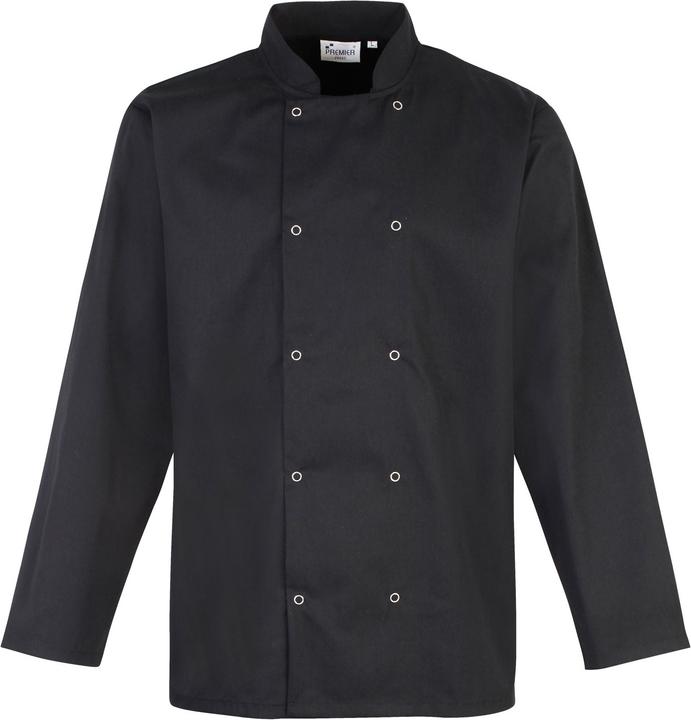 Actual product image Premier Long sleeve chef's jacket with press studs (pack of 2) (XS)