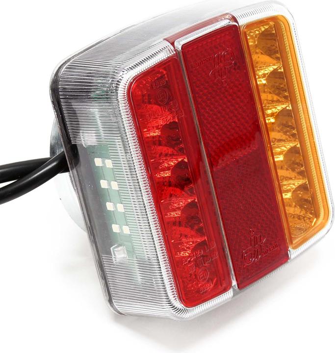 Image du produit Wiltec LED Rückleuchte 7-polig 12V Magnet Anhänger PKW Rücklicht Beleuchtung