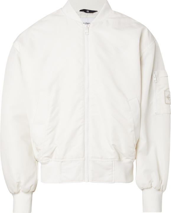 Actual product image Calvin Klein Jeans Badge leeve pocket Jeans bomber jacket - 90621 (XL)
