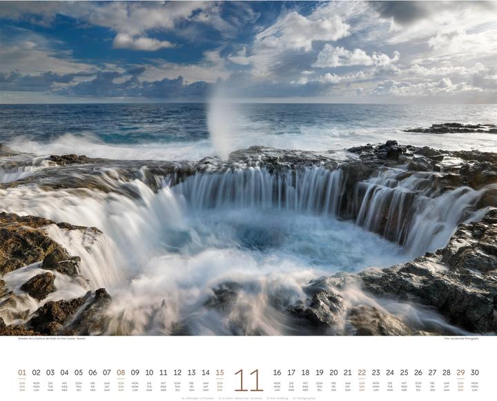 Produktbild Wasser Kalender 2026 (54 x 48 cm, Harter Einband, Deutsch, Französisch, Englisch)