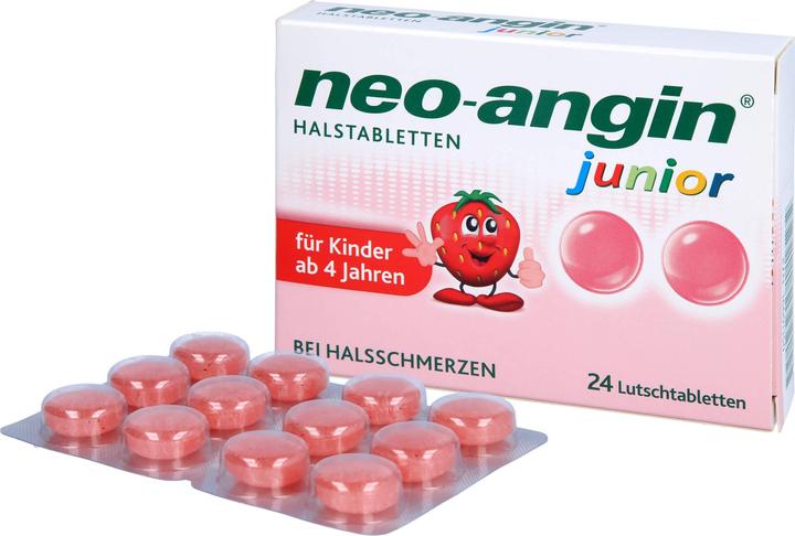 Produktbild Neo Angin neo-angin junior Halstabletten, 24 St. Tabletten