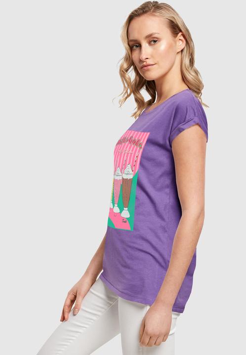 Immagine prodotto Mister Tee MisterTee Ladies Milkshake Tee - Maglietta a spalla larga - 178079 (M)