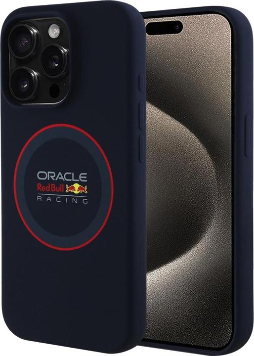 Actual product image Red Bull Silicone Case for Apple iPhone 15 Pro - navy (Apple iPhone 15 Pro)