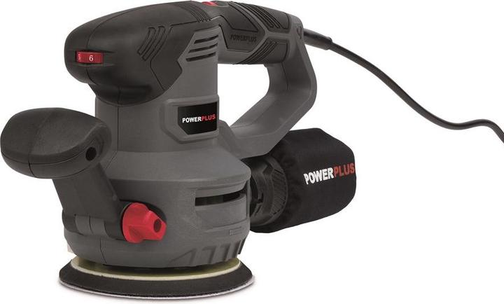 Actual product image Powerplus Random Orbit Sander 450W Ø 125mm - 5 Acc. (Sander, 450 W)