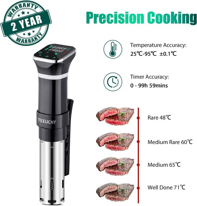 Image du produit Teeucny Stick Sous-vide 1100W