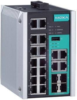 Moxa Industriale Gestito Ridondante E (14 Porti)