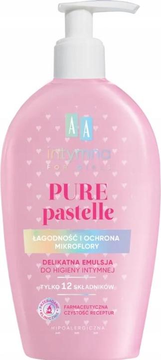 Oceanic Aa Intimate For Girls Pure Pastelle Gentle Emusja For Intimate Hygiene 300Ml (300 ml, Intimwaschlotion)