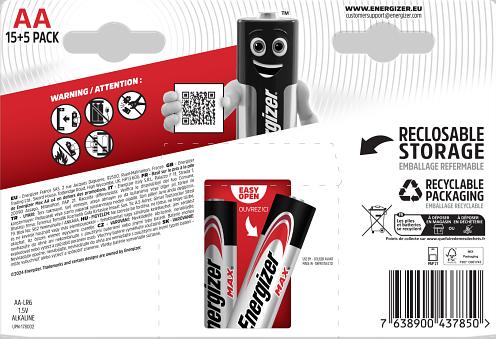 Produktbild Energizer Max Alkaline (20 Stk., AA, 2700 mAh)