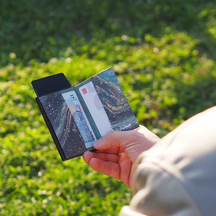 Image du produit Paprcuts RFID Alu Kartenetui Saphire Marble