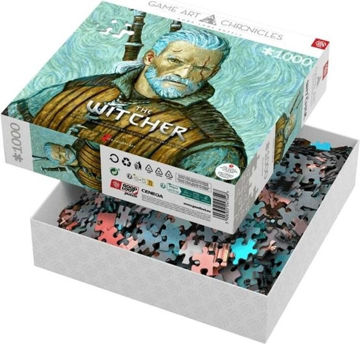Actual product image Good Loot Game Art Chronicles Puzzle: The Witcher Geralt & Vincent van Gogh (1000 pieces) (1000 pieces)