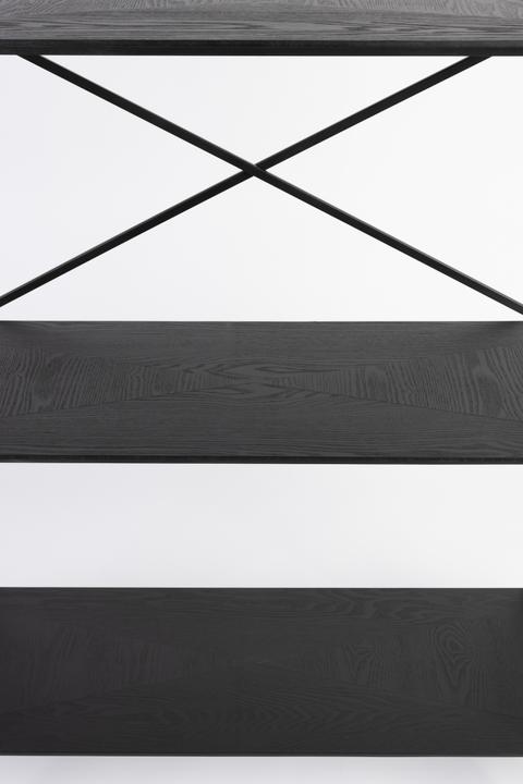 Actual product image Zuiver Shelf Cabinet Marcio Black (120 x 40 x 180 cm)