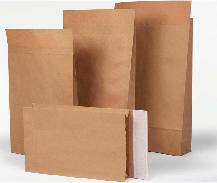 Actual product image Flexipak Folded bag kraft paper SK 2FVMF001150 brown, 300x80x430mm 200 pieces (200 x)