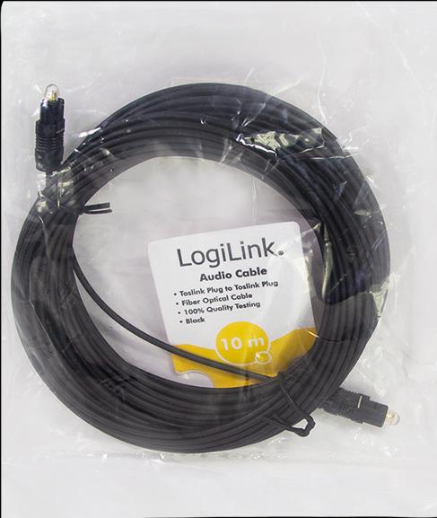 Produktbild LogiLink CA Toslink (10 m, Optisch)