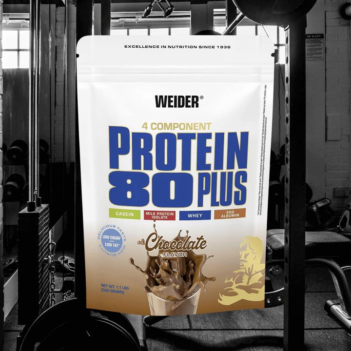 Actual product image Weider Protein 80 Plus (Chocolate, 1 pcs., 500 g)