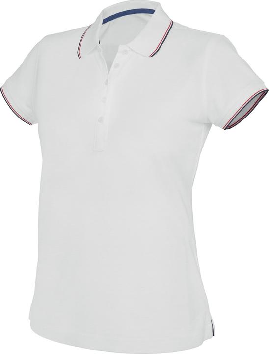 Kariban PoloShirt mit Kontraststreifen