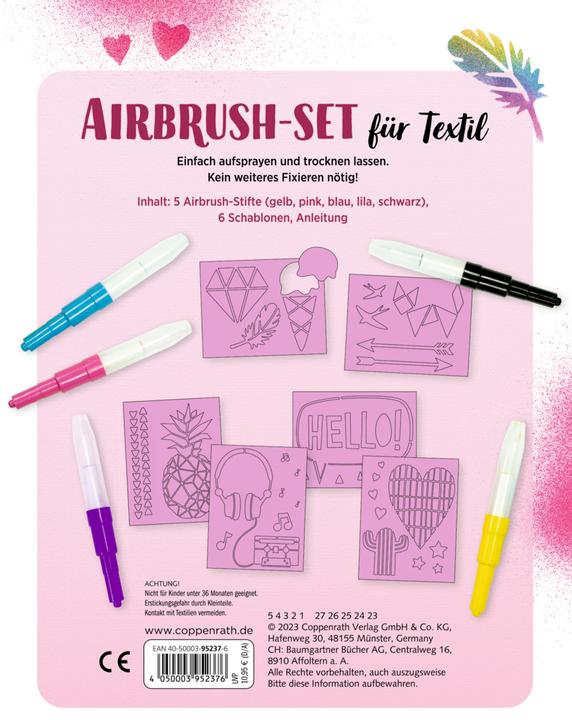 Produktbild Die Spiegelburg Airbrushset für Textil