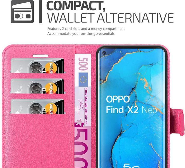Image du produit Cadorabo Book avec fonction stand Cover (Oppo Find X2 Neo)