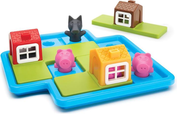Produktbild Smart Games Knobelspiel Three Little Piggies - Deluxe (Englisch, Deutsch, Französisch, Italienisch, Spanisch)