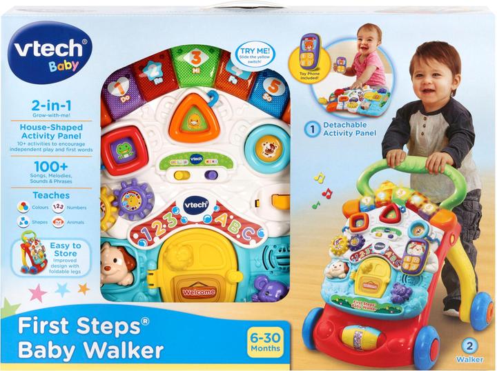 Immagine prodotto VTech 505603 Baby Interactive con attività La mia prima passeggiata con melodie e frasi (versione inglese)