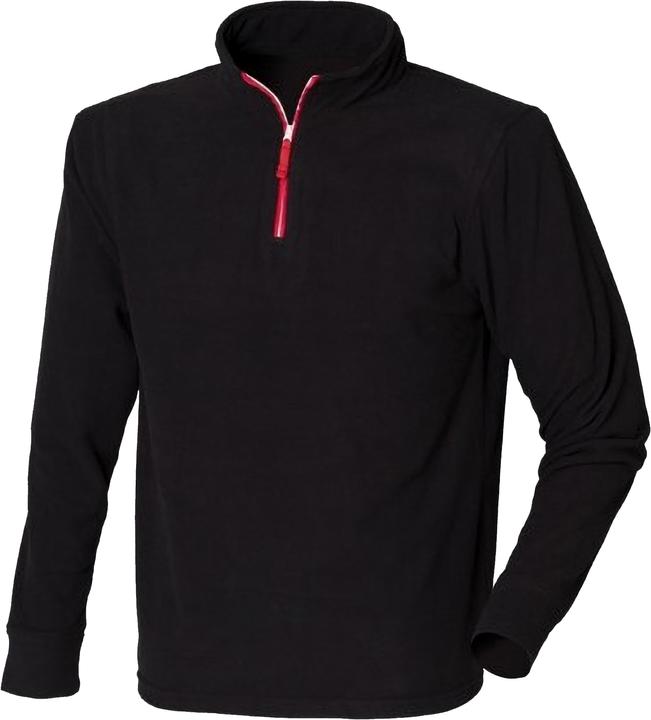 Immagine prodotto Finden & Hales Top in pile con zip al collo e maniche lunghe (L)