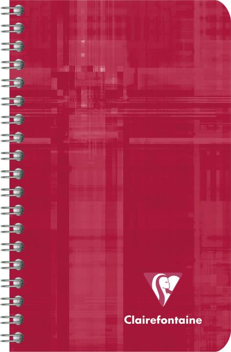 Actual product image Clairefontaine Spiral notebook (7.5 x 12 cm, Checked, Hardcover)