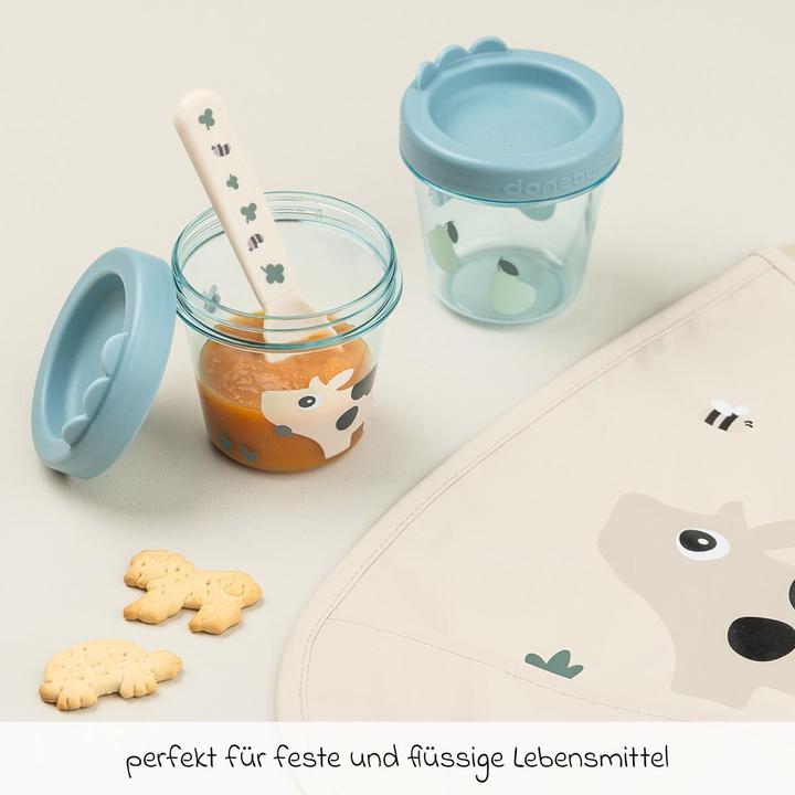 Produktbild Done by Deer Nahrungsbehälter & Portionierer Aufbewahrungsbehälter 2er Pack - Tiny Farm