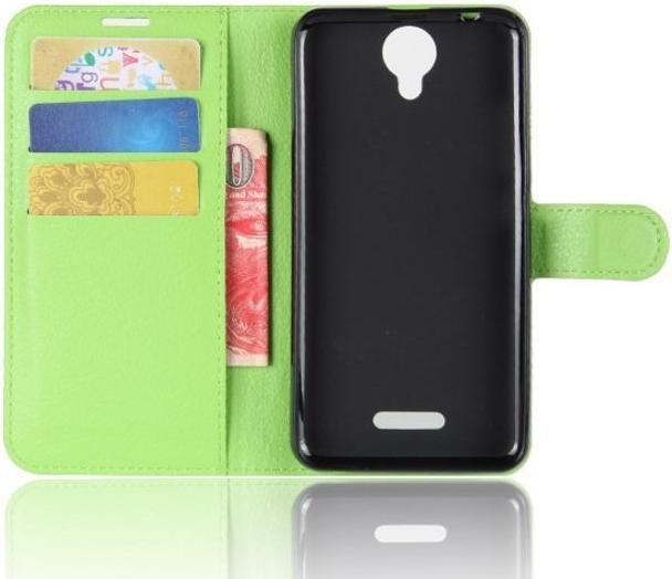 Produktbild MU Classic Litchi Leder Bookcover Series (Wiko Harry)