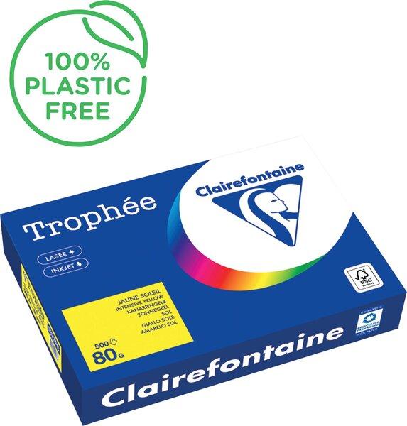 Produktbild Clairefontaine Universalpapier Trophée farbig (80 g/m², 500 x, A4)