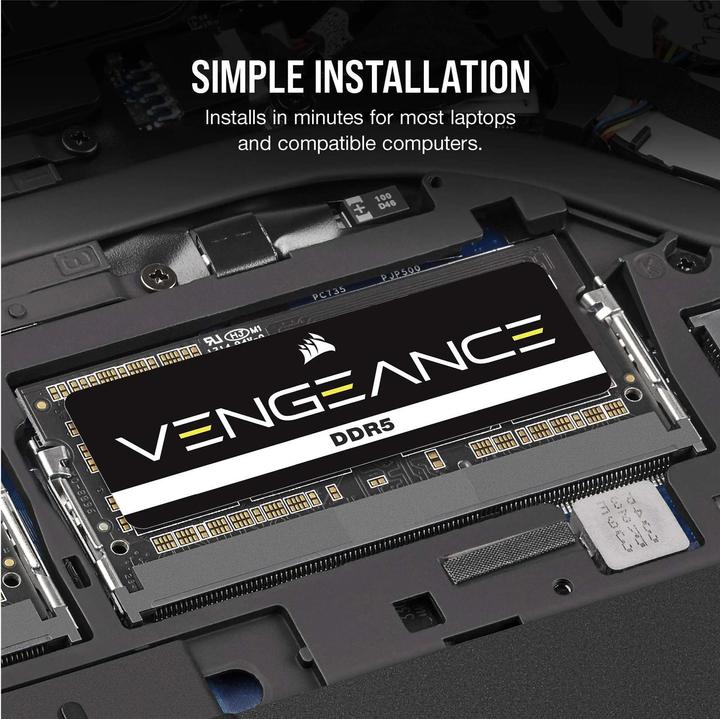 Produktbild Corsair Vengeance (2 x 32GB, 4800 MHz, DDR5-RAM, SO-DIMM)
