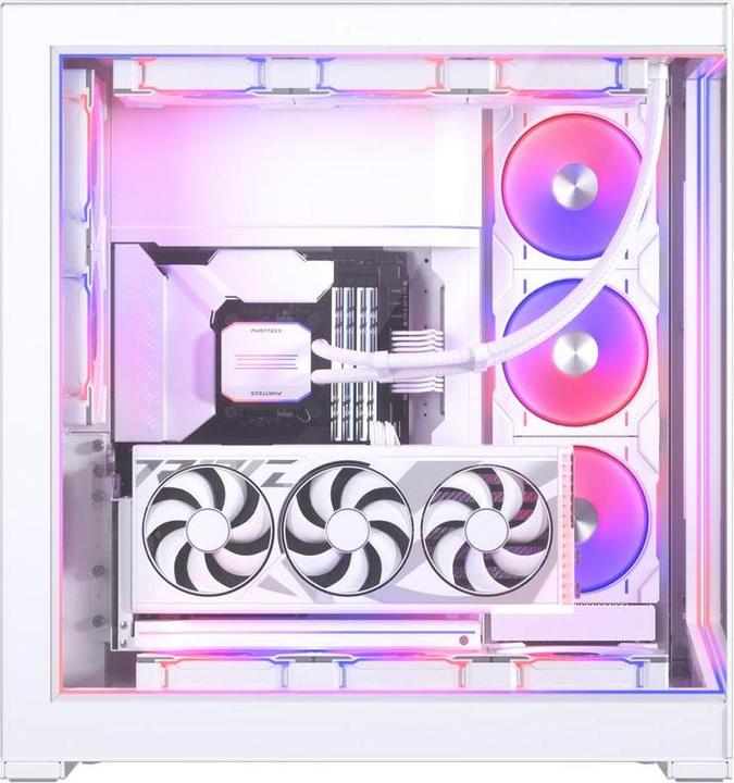 Actual product image Phanteks NV9 Premium DRGB Kit + power hub, 3x for outer frame, 1x mainboard cable cover (Red, Blue, Green)