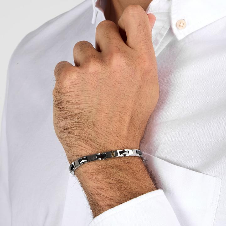 Actual product image Maserati Ceramic bracelet (21.50 cm, Stainless steel, Ceramic)