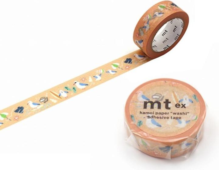 Actual product image MT Adhesive tape Washi tape Summer seagull printed adhesive tape
