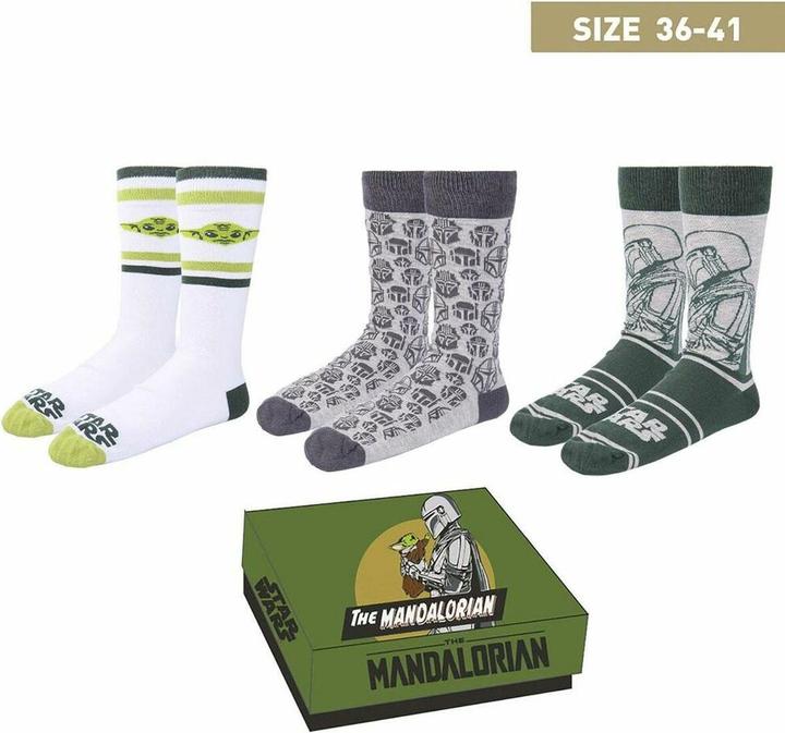 Immagine prodotto NoName STAR WARS - I Mandaloriani - Confezione da 3 paia di scarpe (P36-41) (confezione da 3, 36 - 41)