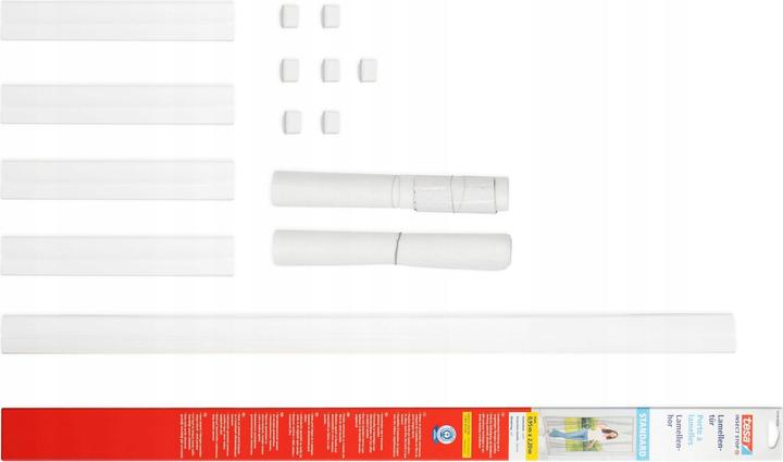 Actual product image tesa Insect screen STANDARD slatted door, curtain with Velcro fastener, without drilling (95 x 220 cm)