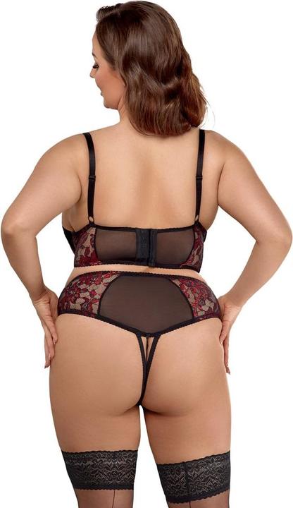 Image du produit Cottelli Collection Set de soutien-gorge noir/rouge 95C/2XL (95 C)